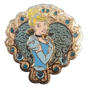 Disney‎ Pin Cinderella Princess Jeweled Cameo Frame AP Artist Proof 00000